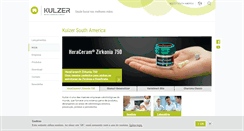 Desktop Screenshot of kulzer.com.br